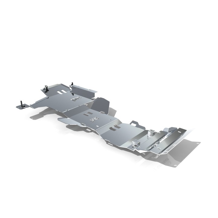 Drivetrain Skid Plate Set OFFROAD Toyota Hilux IX Travo 2026- aluminium Heavy Cruiser - Osłony i płyty do wyciągarek