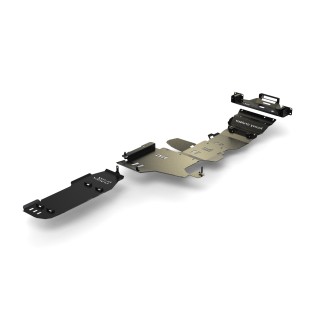 OFFROAD Package Skid Plates and Winch Plate Toyota Hilux IX Travo 2026- steel black Heavy Cruiser - Osłony i płyty do wyciągarek