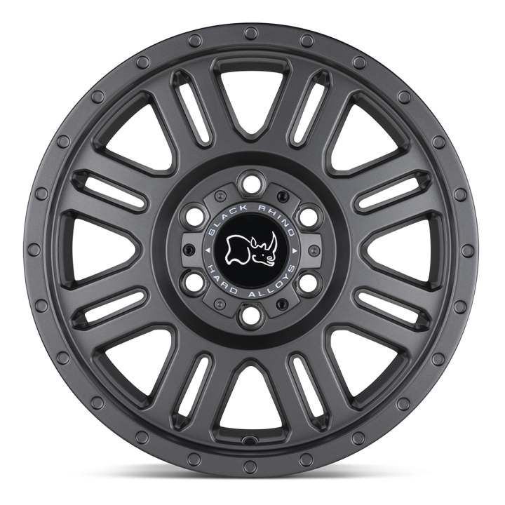 Black Rhino YELLOWSTONE alloy wheel Matte Gunmetal 8.0x17 ET38 6x130 - view 2