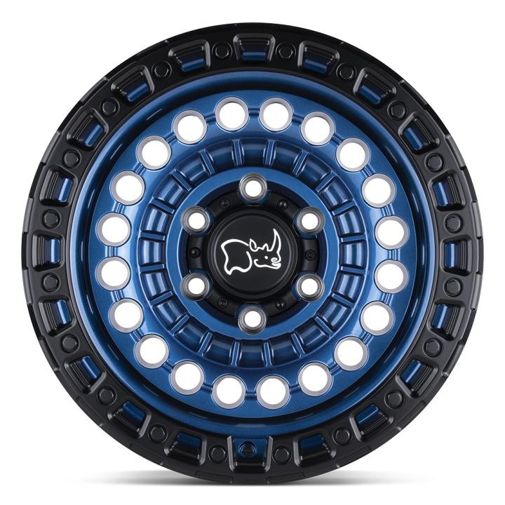 Black Rhino SENTINEL alloy wheel Cobalt Blue W/ Black Ring 8.5x17 ET0 8x180 - view 3