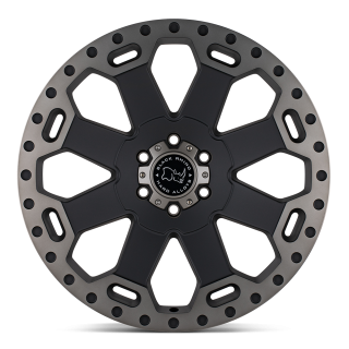 Black Rhino WARLORD alloy wheel Matte Black W/ Machined Dark Tint 9.0x17 ET-12 8x180 - view 2