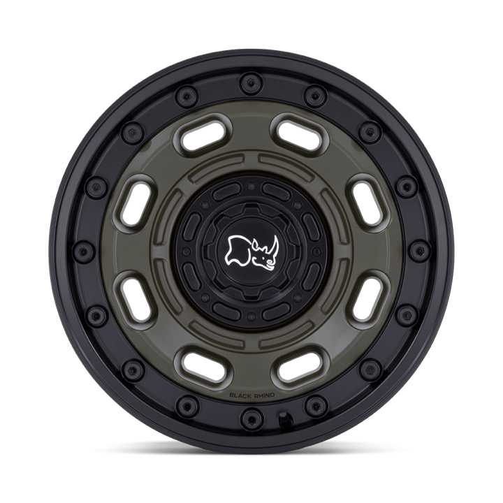 Black Rhino ATLAS alloy wheel Olive Drab Green With Black Lip 8.0x16 ET-10 6x139.7 - view 2