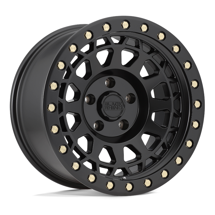 Black Rhino PRIMM alloy wheel Matte Black With Brass Bolts 9.0x17 ET-12 6x139.7