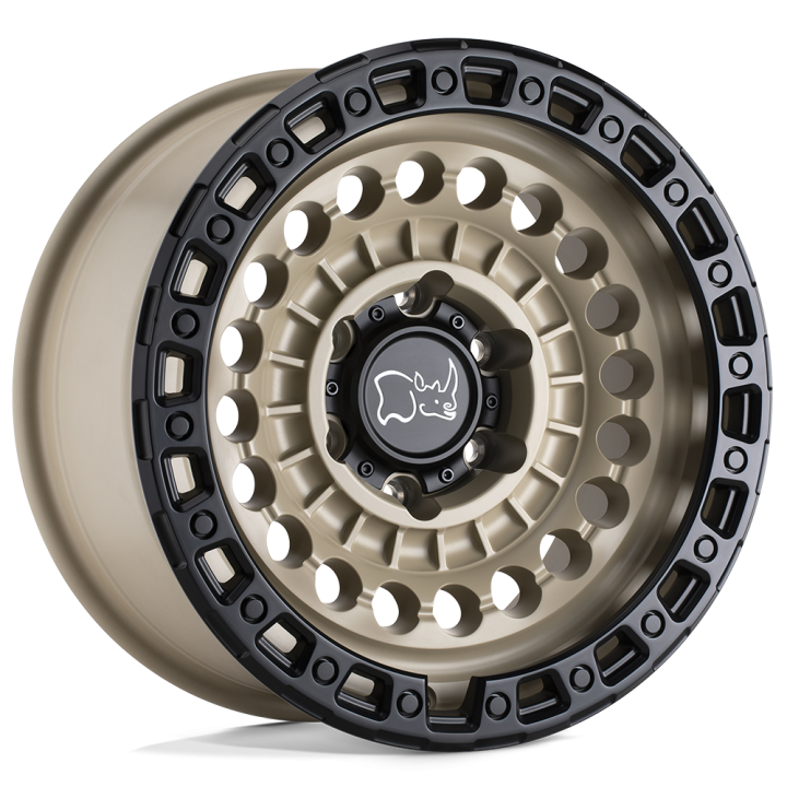 Black Rhino SENTINEL alloy wheel Desert Sand W/ Black Ring 8.5x17 ET-10 6x139.7