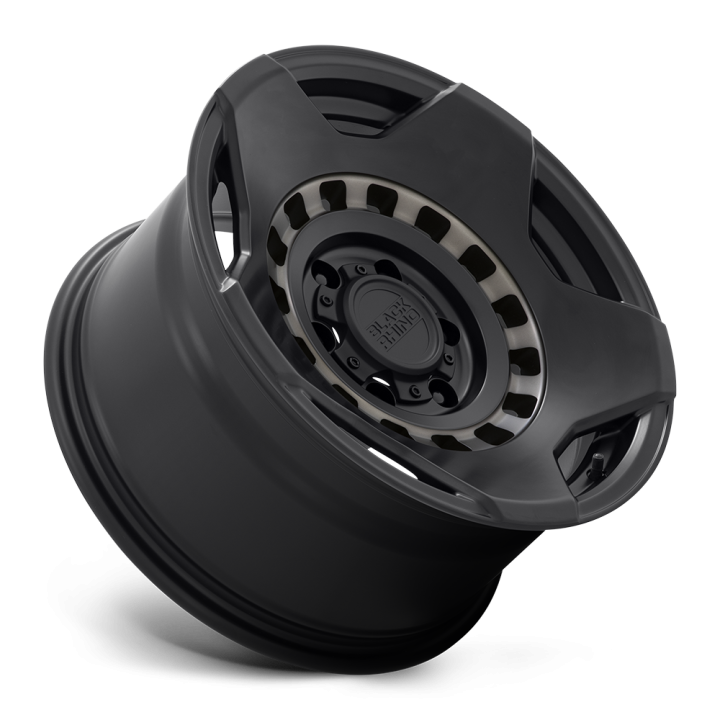Black Rhino MUZZLE alloy wheel Matte Black W/ Machined Tinted Ring 9.0x17 ET-18 6x139.7 - view 2