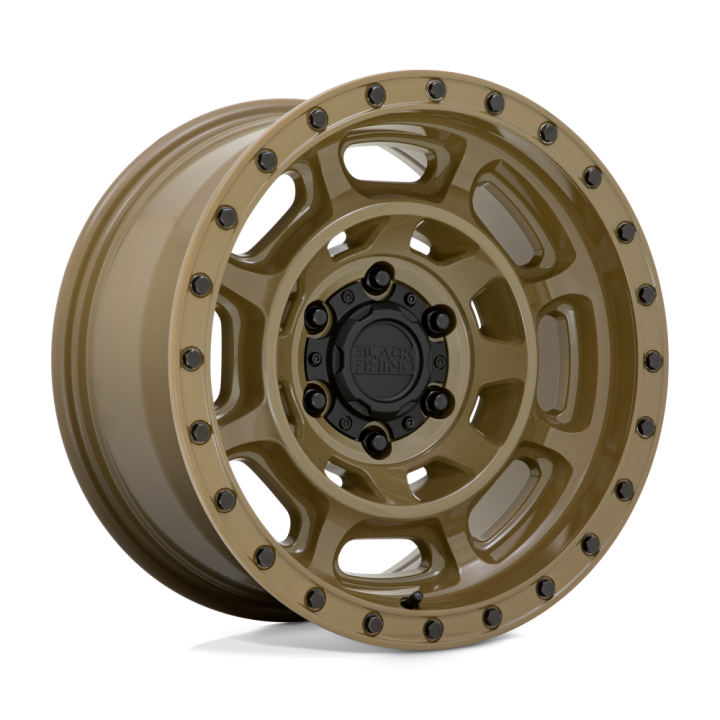 Black Rhino CONVOY alloy wheel Gator Green 8.5x17 ET-10 6x139.7
