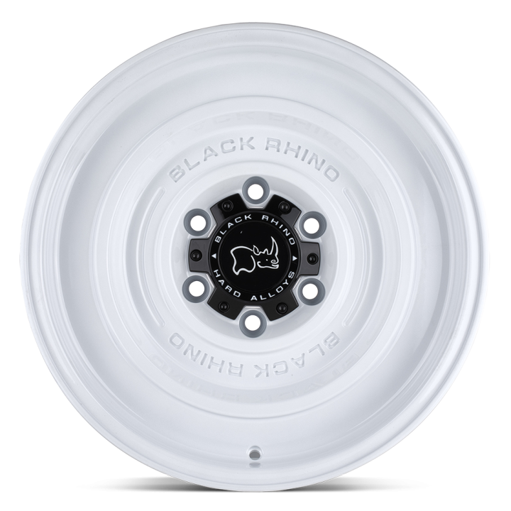 Black Rhino SOLID alloy wheel Gloss White 9.5x17 ET-12 6x139.7 - view 2