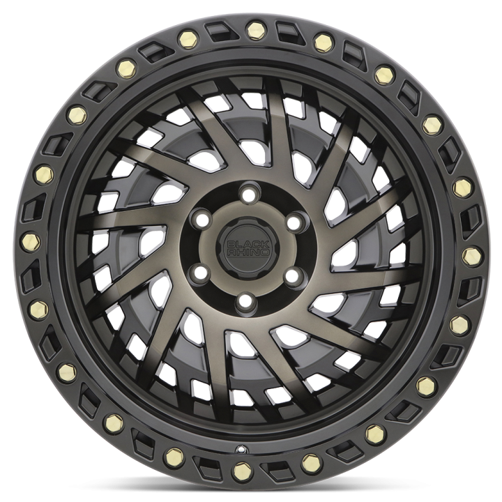 Black Rhino SHREDDER alloy wheel Matte Black W/ Machined Dark Tint 9.0x17 ET-12 6x139.7 - view 2