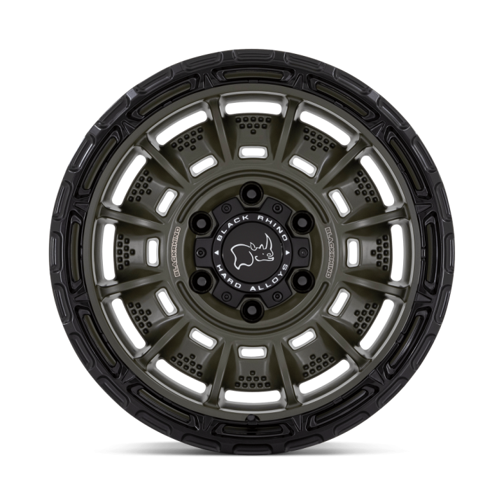 Black Rhino LEGION alloy wheel Olive Drab Green With Black Lip 9.0x17 ET-12 6x139.7 - view 2