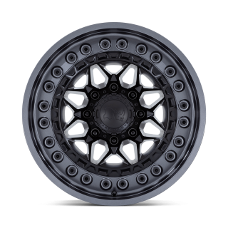 Black Rhino ALPHA alloy wheel Matte Black With Gunmetal Lip 9.0x17 ET-12 6x139.7 - view 2