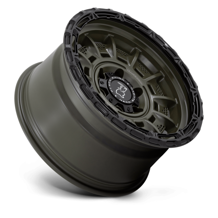 Black Rhino LEGION alloy wheel Olive Drab Green With Black Lip 9.0x17 ET-12 6x139.7 - view 3