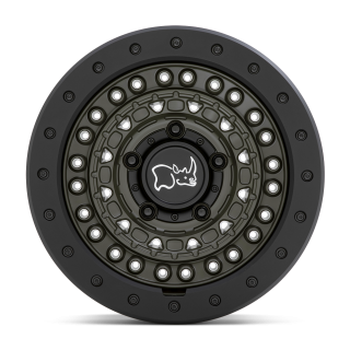 Black Rhino BARRICADE alloy wheel Olive Drab Green With Black Rock Guard 8.5x17 ET0 6x139.7 - view 2