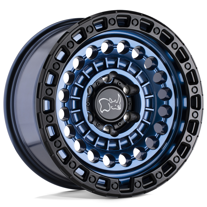 Black Rhino SENTINEL alloy wheel Cobalt Blue W/ Black Ring 8.5x17 ET-10 6x139.7