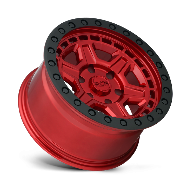 Black Rhino RENO alloy wheel Candy Red W/ Black Ring & Bolts 9.0x17 ET0 6x139.7 - view 2