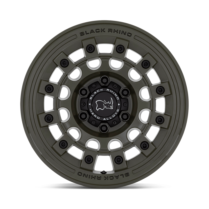 Black Rhino FUJI alloy wheel Olive Drab Green 8.0x17 ET20 6x139.7 - view 3