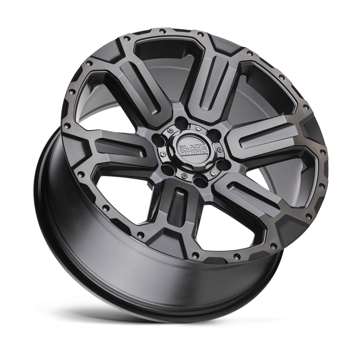 Black Rhino WANAKA alloy wheel Matte Gunmetal W/ Brushed Face & Gunmetal Tint 8.5x17 ET12 6x139.7 - view 3