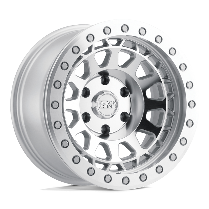 Black Rhino PRIMM alloy wheel Silver With Mirror Face & Machined Ring 9.0x17 ET0 6x139.7