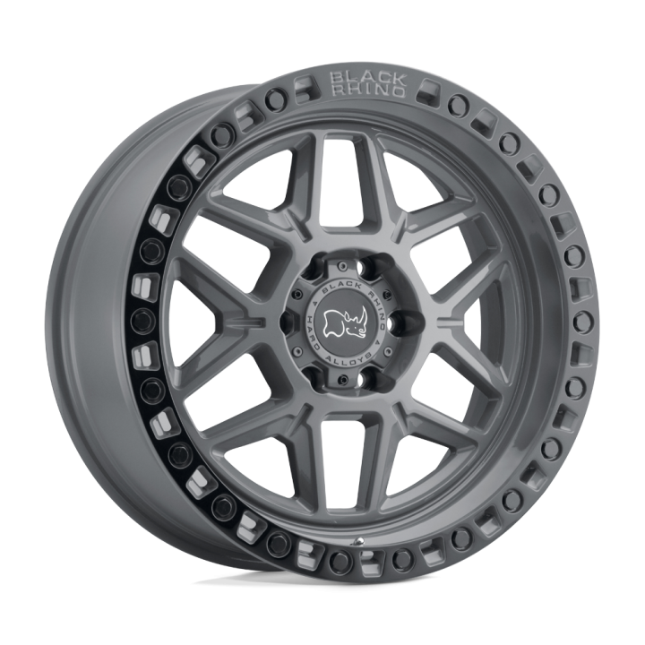 Black Rhino KELSO alloy wheel Battleship Gray W/ Black Ring 9.0x17 ET0 6x139.7