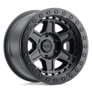 Black Rhino RENO alloy wheel Matte Black W/ Brass Bolts 9.0x17 ET0 6x139.7