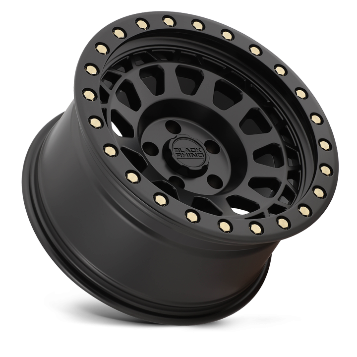 Black Rhino PRIMM alloy wheel Matte Black With Brass Bolts 9.0x17 ET0 6x139.7 - view 3