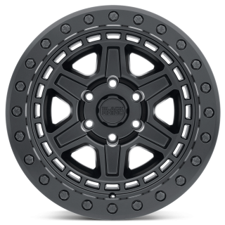 Black Rhino RENO alloy wheel Matte Black W/ Brass Bolts 9.0x17 ET0 6x139.7 - view 2