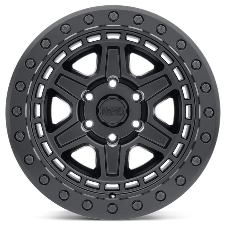 Black Rhino RENO alloy wheel Matte Black W/ Brass Bolts 9.0x17 ET0 6x139.7 - view 2
