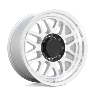 Black Rhino DELTA alloy wheel Gloss Silver With Mirror Face & Lip 9.5x20 ET-18 8x170
