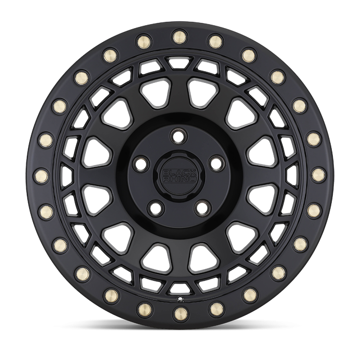 Black Rhino PRIMM alloy wheel Matte Black With Brass Bolts 9.5x18 ET12 6x135 - view 2