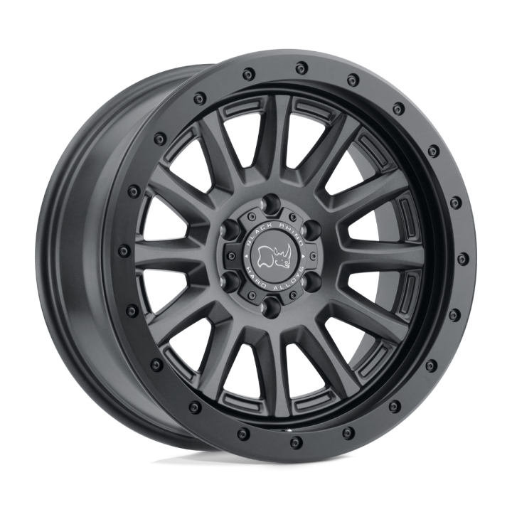 Black Rhino DUGGER alloy wheel Gun Black W/ Black Rock Guard 9.0x20 ET10 6x135