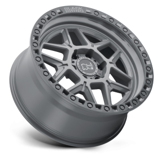 Black Rhino KELSO alloy wheel Battleship Gray W/ Black Ring 9.0x17 ET0 6x135 - view 2