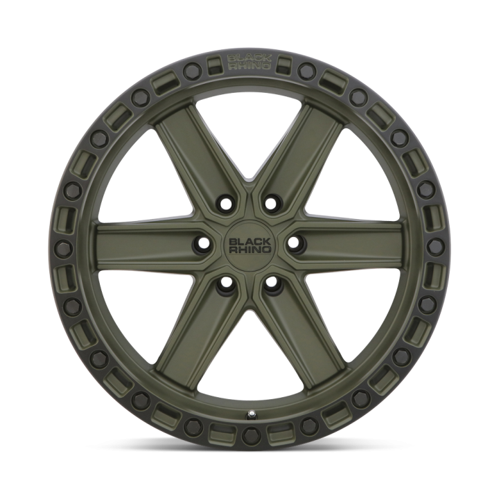Black Rhino HENDERSON alloy wheel Olive Drab Green W/ Black Ring 9.0x17 ET0 6x135 - view 2