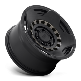 Black Rhino MUZZLE alloy wheel Matte Black W/ Machined Tinted Ring 9.0x17 ET0 6x135 - view 2