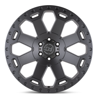 Black Rhino WARLORD alloy wheel Matte Gunmetal 9.0x18 ET12 8x170 - view 2