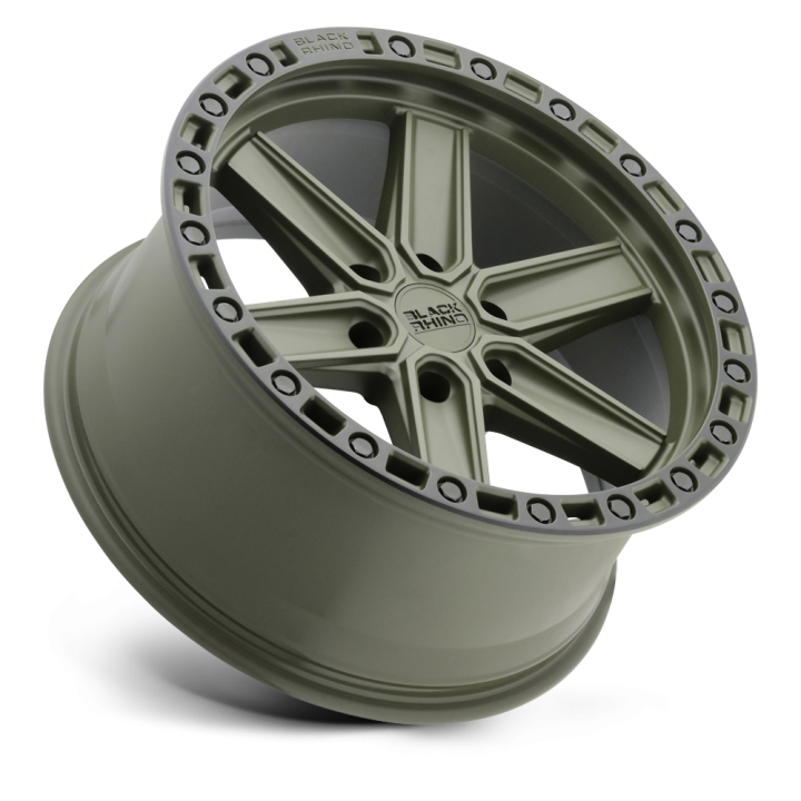 Black Rhino HENDERSON alloy wheel Olive Drab Green W/ Black Ring 9.0x17 ET0 6x135 - view 3
