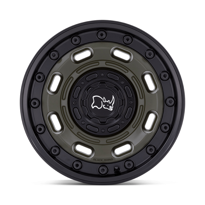 Black Rhino ATLAS alloy wheel Olive Drab Green With Black Lip 8.5x17 ET-10 6x139.7 - view 2