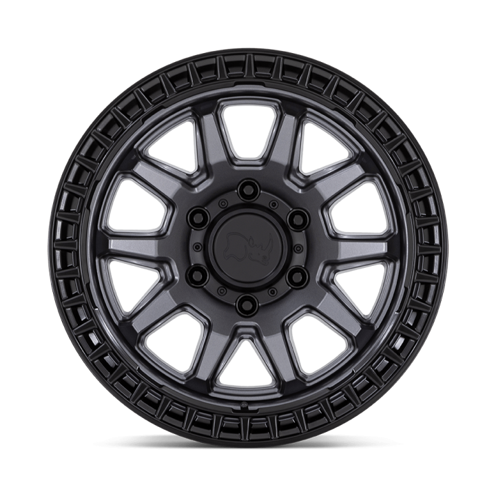 Black Rhino CALICO alloy wheel Matte Gunmetal With Matte Black Lip 9.0x20 ET0 6x135 - view 2
