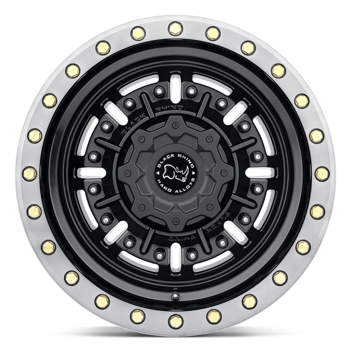 Black Rhino ABRAMS alloy wheel Gloss Gun Black W/ Machined Dark Tint 9.5x20 ET-18 8x165.1 - view 2