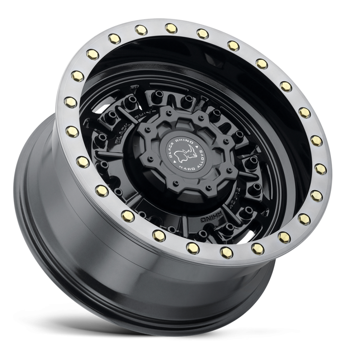 Black Rhino ABRAMS alloy wheel Gloss Gun Black W/ Machined Dark Tint 9.5x20 ET-18 8x165.1 - view 3