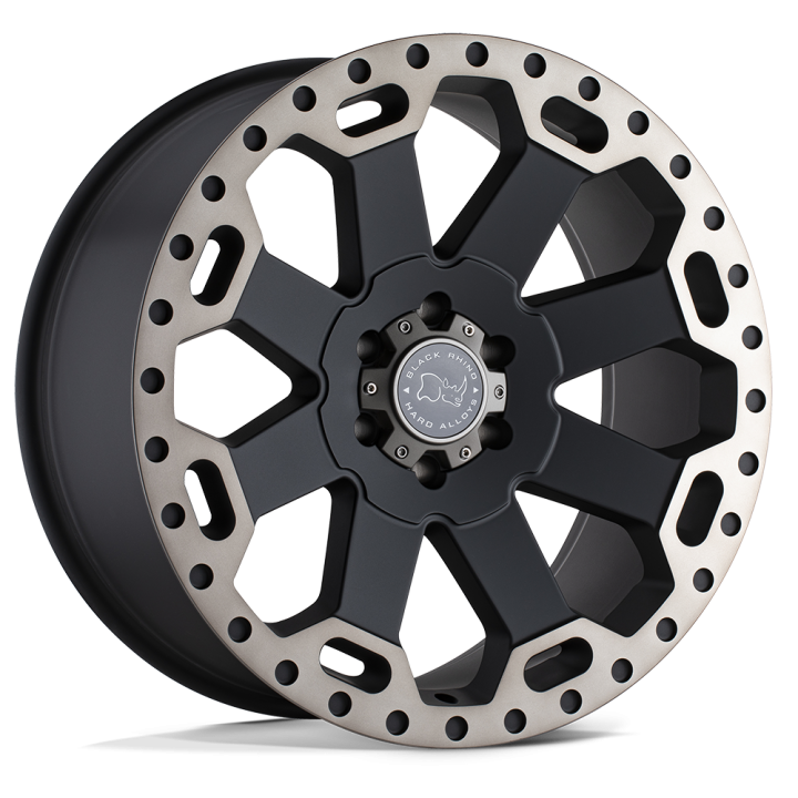 Black Rhino WARLORD alloy wheel Matte Black W/ Machined Dark Tint 9.0x17 ET12 8x165.1
