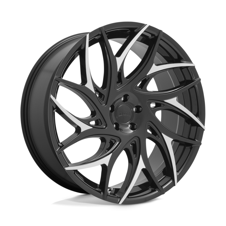 DUB G.O.A.T. alloy wheel Gloss Black With Machined Spokes 10.0x24 ET30 6x135