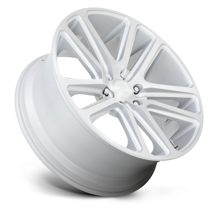 DUB FLEX alloy wheel Gloss Silver Brushed Face 10.0x24 ET30 6x135 - view 3
