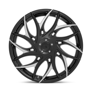 DUB G.O.A.T. alloy wheel Gloss Black With Machined Spokes 10.0x24 ET30 6x135 - view 2