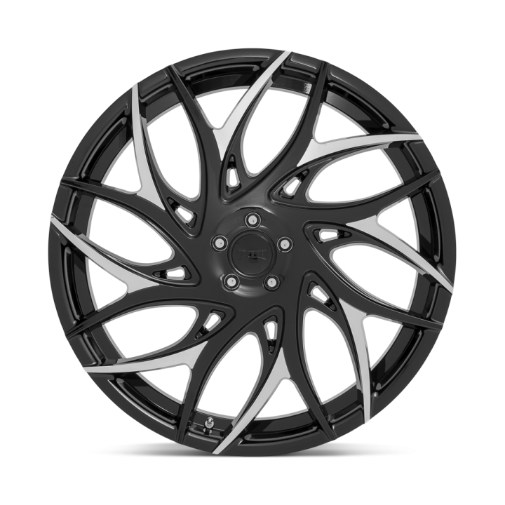 DUB G.O.A.T. alloy wheel Gloss Black With Machined Spokes 10.0x24 ET30 6x135 - view 2