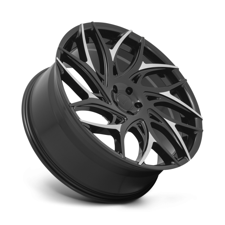 DUB G.O.A.T. alloy wheel Gloss Black With Machined Spokes 10.0x24 ET30 6x135 - view 3