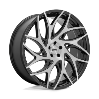DUB G.O.A.T. alloy wheel Brushed Face With Gloss Black Dark Tint Spokes 10.0x26 ET30 6x135