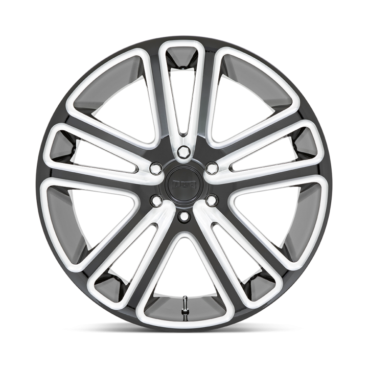 DUB FLEX alloy wheel Gloss Black Milled 10.0x24 ET30 6x135 - view 2