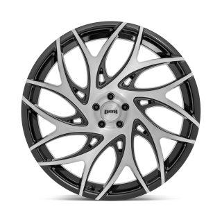 DUB G.O.A.T. alloy wheel Brushed Face With Gloss Black Dark Tint Spokes 10.0x26 ET30 6x135 - view 2