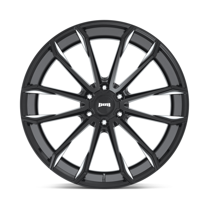 DUB CLOUT alloy wheel Gloss Black Milled 10.0x24 ET30 6x135 - view 3