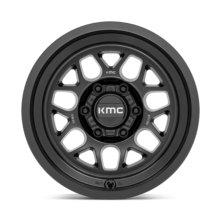 KMC TERRA alloy wheel Satin Black 8.5x17 ET0 6x120 - view 3