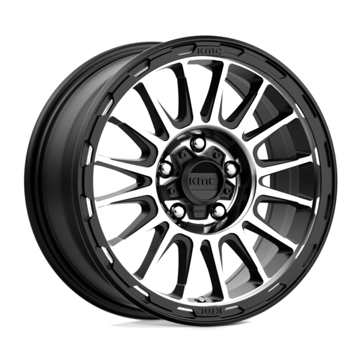 KMC IMPACT alloy wheel Satin Black Machined 8.0x16 ET0 5x150